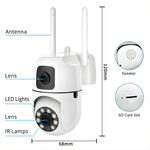 8MP 4K WiFi PTZ Security Camera | Dual Light & AI Detection